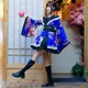Costume traditionnel japonais Lolita Anime Cosplay, robe Kimono pour femmes Sakura Yukata Tutu