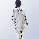 Kigurumi – pyjama d'hiver pour enfants flanelle chat de dessin animé pour garçons et filles