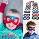 Masque en feutre de Super héros uni, déguisement pour enfants, pour filles et garçons