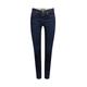 Esprit Stretch-Jeans mit Organic Cotton Damen blue dark wash, Gr. 27-30, Viskose, Denim Hosen