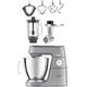 KENWOOD Küchenmaschine Titanium Chef Baker XL KVL85.224SI integrierter EasyWeigh Waage, 1200 W, 7 l Schüssel, inkl. umfangreiches Zubehör silberfarben Küchenmaschinen Haushaltsgeräte