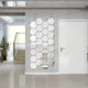 mirroirs de salle de bains miroir decoratif Miroir mural en acrylique 12 pièces boule hexagonale
