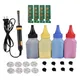 Kit de recharge de cartouches de toner en poudre + 4 puces pour Samsung 3307FW C410 413W C460W