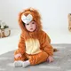Umorden – Costume Kigurumi Animal roi Lion pour bébés garçons pyjama d'hiver pour nourrissons