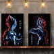 Affiche décorative Dragon Ball Super végéta Pop Art, toile d'art mural, peinture moderne pour