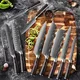 XITUO couteau de cuisine de haute qualité Laser damas en acier inoxydable Chef tranchage couteaux à