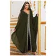 Caftan Marocain Abaya dubaï turquie, Robe Hijab musulmane, grande taille, robes africaines pour