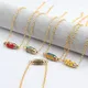 Pendentif œil porte-bonheur turc coloré de haute qualité, collier Long en plaqué or 18 carats pour