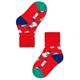 Happy Socks - Kid's Snowman Cozy Sock - Multifunktionssocken 2-3 Years;4-6 Years;7-9 Years | EU 24-26;28-31;33-35 rot