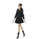 Tenue de bureau noire pour Barbie, costume de travail pour poupée, manteau, veste, jupe plissée,