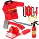 Uniforme de pompier pour enfants, costume de travail de rôle de pompier Sam pour enfants, Costumes