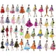 Ensemble de vêtements de poupée pour fille Lot de 10 choix de robes échelle 1:6 11.5 pouces