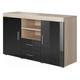 Design Ameublement - Buffet Bahut 2 portes 2 tiroirs | 140 x 80 x 40 cm | Couleur Sonoma Mate et