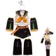 Perruque de Costume Cosplay Rin Len PU, uniformes, tenues, perruque de Costume de Cosplay