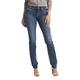 Silver Jeans Co. Damen Suki Mid Rise Straight Leg Jeans, Dark Wash Edb359, 24W x 31L