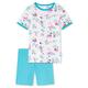 Mädchen Schlafanzug Set - kurz, Shorty, Kinder, 92-140 Pyjamahosen weiß Mädchen Kinder