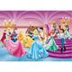 Poster Intissé XXL - Princesses et Princes Disney dansent au bal - 255 cm x 180 cm