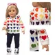 Vêtements de poupée pour nouveau-né, 18 pouces, 43cm, accessoires, doudoune en jean, couleur pêche,