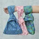 Sac à main à nœud de barre pour femmes sac à main de Style japonais Sakura au poignet en lapin