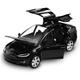 Tesla-Legierung Sportwagenmodell, Kinderspielzeug, 1:32 Sound und Licht Pullback Automodell