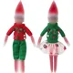Vêtements de poupée elfe de noël chemise rouge de noël jupe verte costume jouets pour enfants