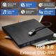 PC portable mobile externe USB 2.0/3.0 DVD RW graveur de lecteur de CD