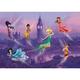Poster Intissé XXL - Fée Clochette Disney et ses amies à Londres - 255 cm x 180 cm