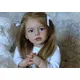 Kit de poupée princesse ISABELLA Reborn 25 pouces avec moitié corps et yeux doux au toucher non