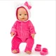 Barboteuse de poupée pour nouveau-né, 43cm, 18 pouces, 40cm, vêtements de poupée, animal de
