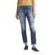Silver Jeans Co. Damen Boyfriend Mid Rise Slim Leg Jeans, Dark Wash Egx360, 29W x 29L