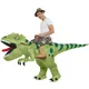 Costume gonflable de dinosaure pour adulte déguisement de mascotte amusante pour hommes tenue de
