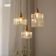 Lampes suspendues rétro en verre pour plafond salle à manger chambre à coucher chevet Table à