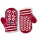 Hestra - Kid's Nordic Mitt - Handschuhe Gr 1 rot/rosa/grau