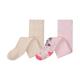 LUPILU® Mädchen Baby Krabbelstrumpfhose mit ABS (62/68, gemustert/beige/pink)
