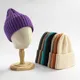 JTVOVO – chapeau en laine rayé à pointes, cagoule, Travis Scott, bob, couleur unie, coréen, hiver,