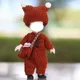 Robe de poupée de 6 pouces avec jupe de coiffure vêtements pour bébé jouet Bjd 8 Points 16/17