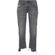 R13 Ausgewaschene cropped boyfriend-jeans in distressed-optik