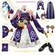 Perruque de Costume de Cosplay Yun Jin Lolita pour femmes, Costume de jeu de société