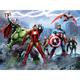 Papier peint xxl intisse Equipe Avengers Marvel 360X255 cm - Multicolor