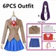 Costume de Cosplay pour filles, uniforme scolaire, jeu de déguisement pour femmes, Monika, Sayori