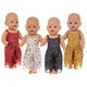 Robe à trous pour poupée de 17 pouces, 43cm, vêtements pour nouveau-né, nouvelle collection