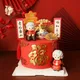 Costume Tang de longévité pour grand-père, décoration de gâteau pour grand-père, décoration de fête
