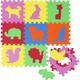 Tapis de Jeu Doux pour Bébé Dalles Puzzle en Mousse Enfants Animaux