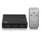 ACT HDMI Switch 3 in 1 Out, 4K, drahtlose IR-Fernbedienung, automatische Umschaltung, kompatibel mit TV, PS5, Xbox One, DVD-Blu-ray-Player - AC7845, Schwarz