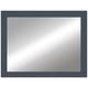 Miroir Karma gris bleuté 44x55 cm en bois