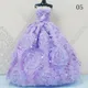 Robe de princesse de mariage faite à la main 3Styles vêtements élégants jupe et chaussures de