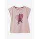 Mädchen T-Shirt mit City-Motiv, Glitzerdetails Oeko Tex® rosa Gr. 86 von vertbaudet