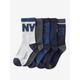 5er-Pack Jungen Socken, College-Style Oeko Tex® blau Gr. 27/30 von vertbaudet
