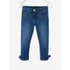 Mädchen 3/4-Jeans, Schleife Oeko-Tex® blau Gr. 158 von vertbaudet