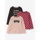 3er-Pack Mädchen Shirts Oeko Tex® rosa Gr. 104 von vertbaudet